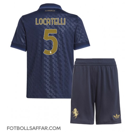 Juventus Manuel Locatelli #5 Tredje Dräkt Barn 2024-25 Kortärmad (+ Korta byxor)